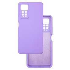 Чехол накладка Silicone Cover Soft Touch ЗК Xiaomi Redmi Note 11 Pro / Note 12 Pro 4G / Poco X4 Pro NFC лаванда