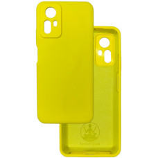 Чохол накладка Silicone Cover Soft Touch ЗК Xiaomi Redmi Note 12s жовтий