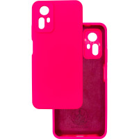 Чохол накладка Silicone Cover Soft Touch ЗК Xiaomi Redmi Note 12s фуксія