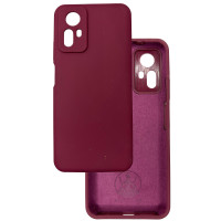Чохол накладка Silicone Cover Soft Touch ЗК Xiaomi Redmi Note 12s бордовий