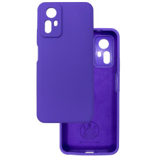 Чехол накладка Silicone Cover Soft Touch ЗК Xiaomi Redmi Note 12S ультрафиолетовый