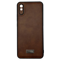 Чохол накладка шкіряна Mustang Xiaomi Redmi 9a коричневий