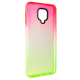 Чохол накладка Sunny Gradient Xiaomi Redmi Note 9s/Pro/Max рожево-салатовий