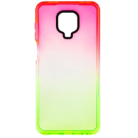 Чохол накладка Sunny Gradient Xiaomi Redmi Note 9s/Pro/Max рожево-салатовий