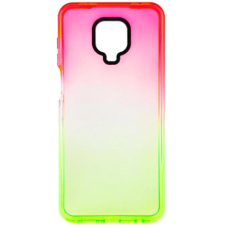 Чехол накладка Sunny Gradient Xiaomi Redmi Note 9s/Pro/Max розово-салатовый