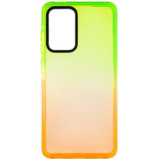 Чехол накладка Sunny Gradient Xiaomi Redmi Note 10 Pro/Max салатово-оранжевый