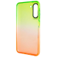 Чохол накладка Sunny Gradient Samsung S21 FE помаранчево-салатовий