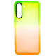 Чохол накладка Sunny Gradient Samsung S21 FE помаранчево-салатовий
