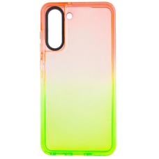 Чохол накладка Sunny Gradient Samsung S21 FE рожево-салатовий