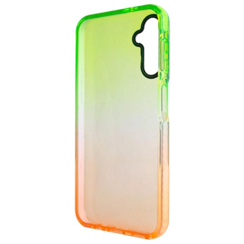 Чехол накладка Sunny Gradient Samsung A34 оранжево-салатовый
