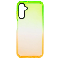 Чохол накладка Sunny Gradient Samsung A34 помаранчево-салатовий