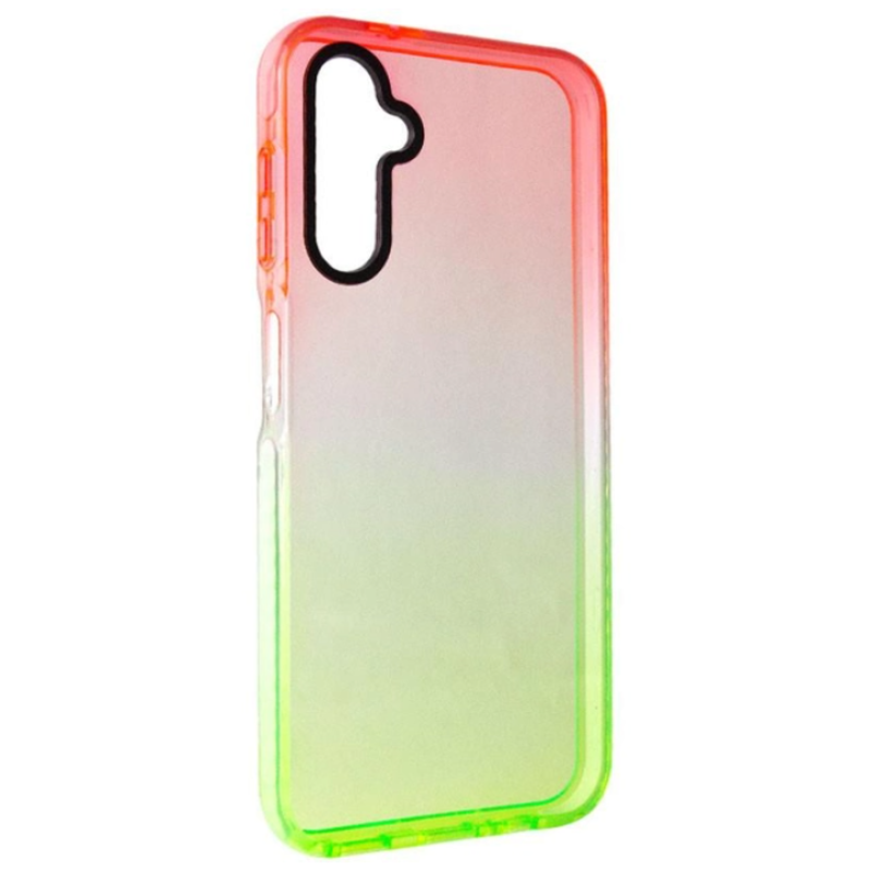 Чехол накладка Sunny Gradient Samsung A34 розово-салатовый
