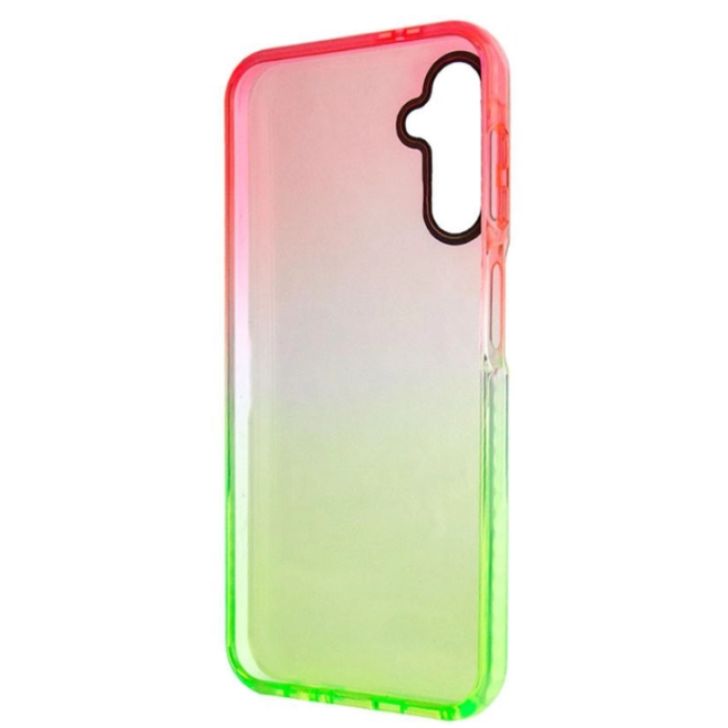 Чехол накладка Sunny Gradient Samsung A34 розово-салатовый