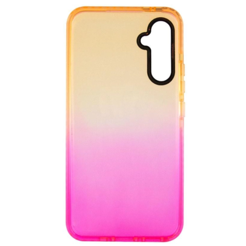 Чехол накладка Sunny Gradient Samsung A34 розово-оранжевый