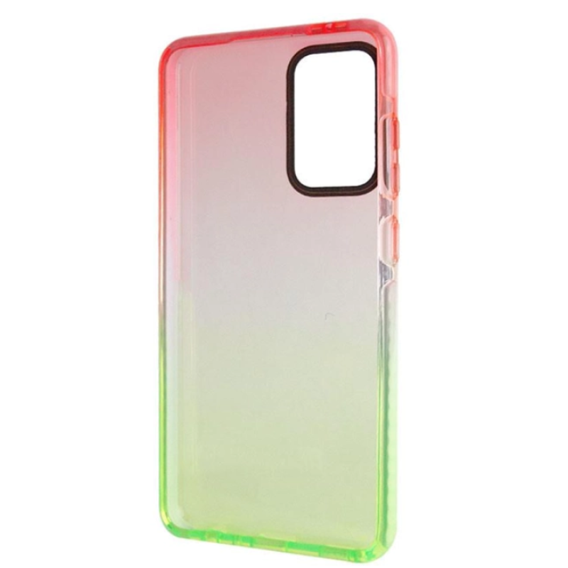 Чохол накладка Sunny Gradient Samsung A52 рожево-салатовий