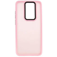 Чехол накладка Frosted Color Xiaomi Redmi Note 8 Pro розовый