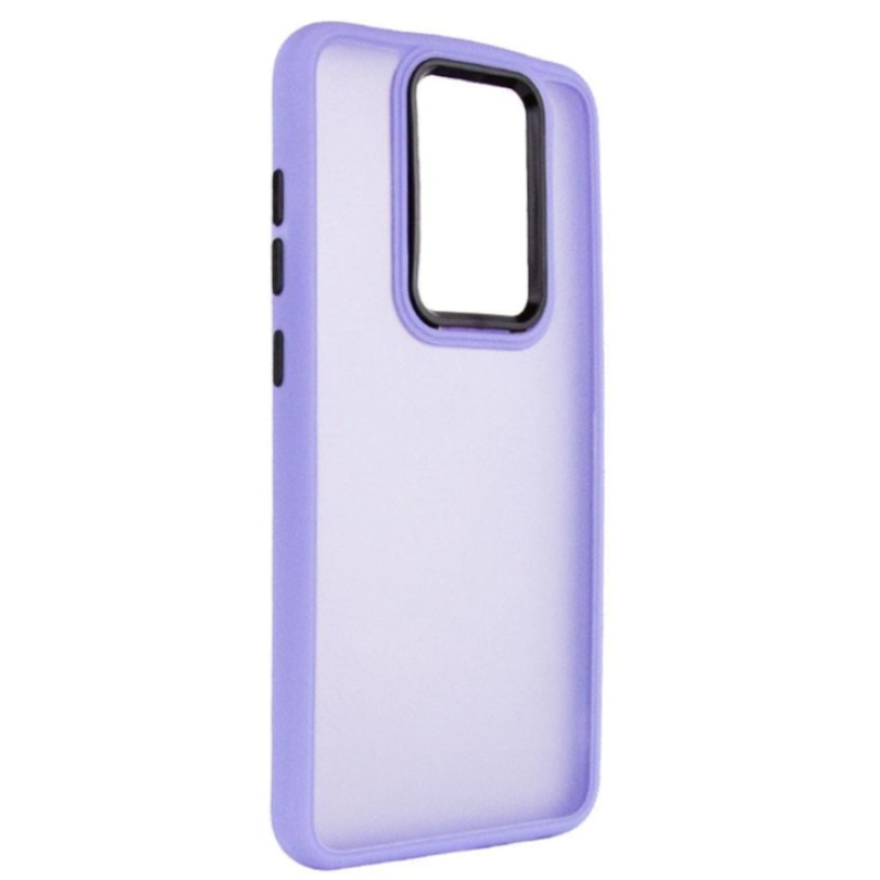 Чехол накладка Frosted Color Xiaomi Redmi Note 9 лаванда