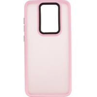 Чехол накладка Frosted Color Xiaomi Redmi Note 9 розовый