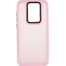 Чохол  накладка Frosted Color Xiaomi Redmi Note 9 рожевий