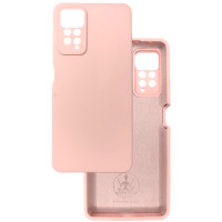 Чохол накладка Silicone Cover Soft Touch ЗК Xiaomi Redmi Note 11 Pro / Note 12 Pro 4g / Poco X4 Pro NFC пудра