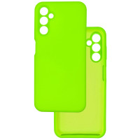 Чохол  накладка Silicone Cover Soft Touch ЗК Samsung A14 Зелений неон