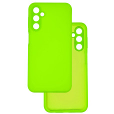 Чохол накладка Silicone Cover Soft Touch ЗК Samsung A24 / M34 Зелений неон