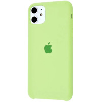 Чохол Silicone Case iPhone 11 светло-зелен