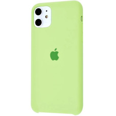 Чехол Silicone Case iPhone 11 светло-зелен