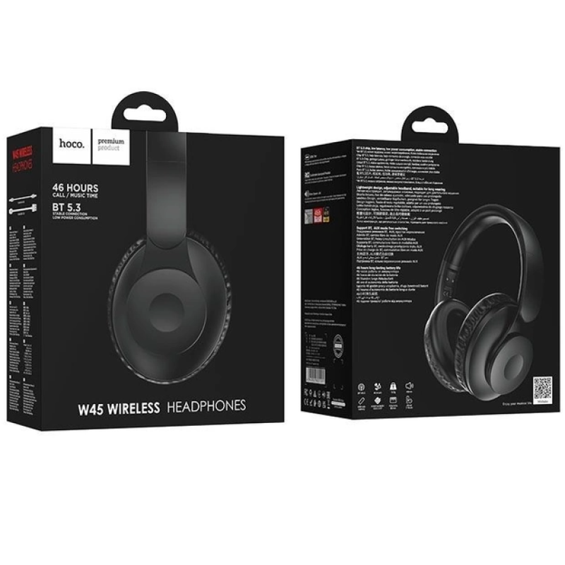 Наушники Hoco W45 bluetooth Black