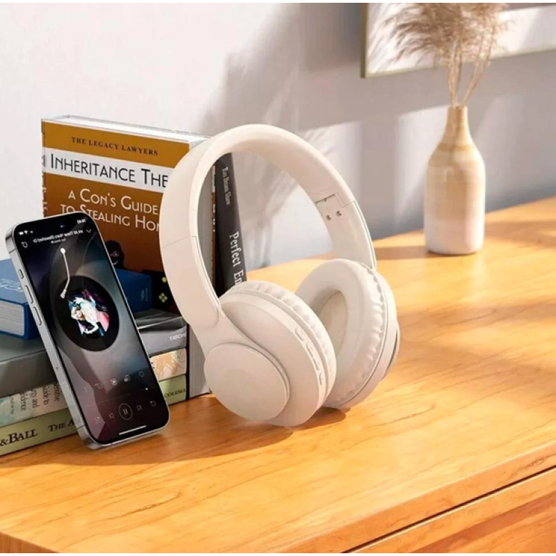 Навушники Hoco W45 bluetooth Milky White