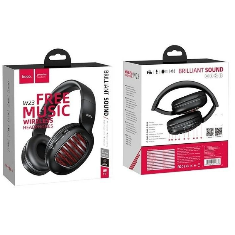 Навушники Hoco W23 bluetooth Black