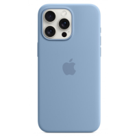Чехол Silicone Case iPhone 15 Pro Голубой (Sweet Blue)