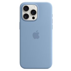 Чехол Silicone Case iPhone 15 Pro Голубой (Sweet Blue)