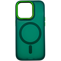 Чохол накладка Space Color with MagSafe iPhone 15 Pro Зелений
