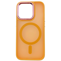 Чехол накладка Space Color with MagSafe iPhone 15 Pro Оранжевый