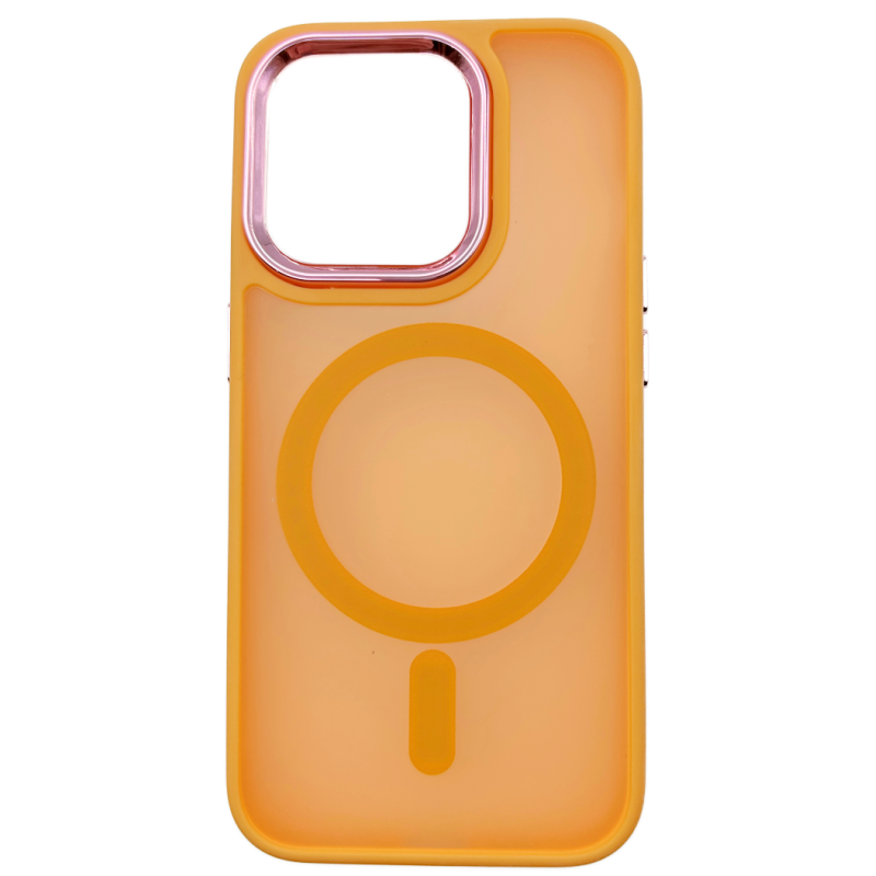 Чохол накладка Space Color with MagSafe iPhone 15 Pro Помаранчевий