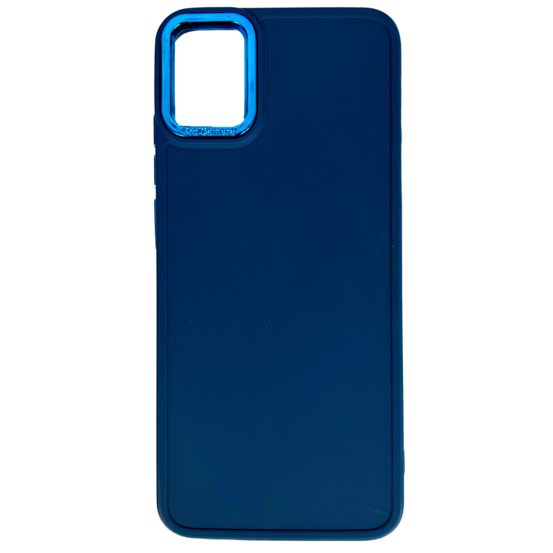 Чехол накладка Color Metal Frame Samsung A04e синий