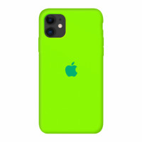 Чохол Silicone Case iPhone 11 салатовий
