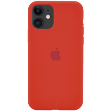 Чехол Silicone Case iPhone 11 темно-красный