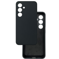 Чохол накладка Silicone Cover Soft Touch ЗК Samsung S24 / S25 Чорний