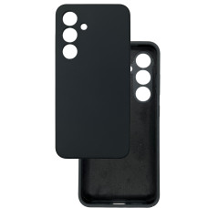 Чохол накладка Silicone Cover Soft Touch ЗК Samsung S24 Plus / S25 Plus Чорний