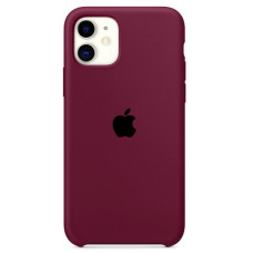 Чехол Silicone Case iPhone 11 слива