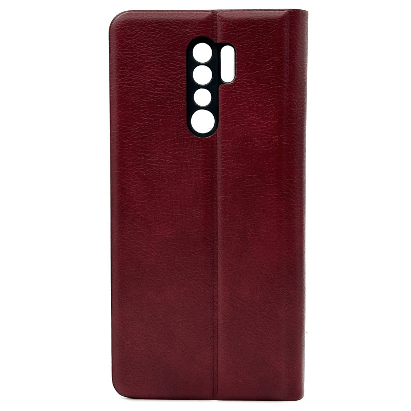 Чохол-книжка шкіряна Mustang Xiaomi Redmi 9 Червоний