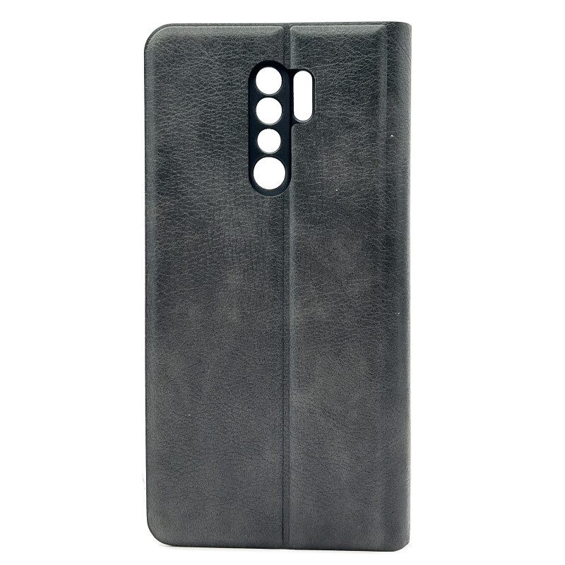 Чохол-книжка шкіряна Mustang Xiaomi Redmi 9 Сірий