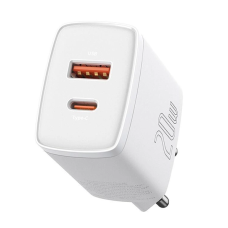 Мережевий адаптер Baseus Compact Quick Charger 20W QC+PD (USB+type C)