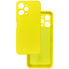Чохол накладка Silicone Cover Soft Touch ЗК Xiaomi Redmi 12 4G жовтий
