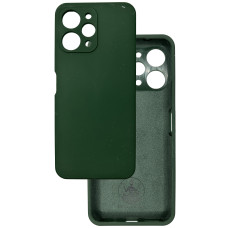 Чохол накладка Silicone Cover Soft Touch ЗК Xiaomi Redmi 12 4G темно-зелений