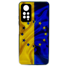 Чехол накладка Art Case Glass Xiaomi Redmi Note 11 pro / Poco X4 Pro NFC / Redmi Note 12 pro 4G Флаг