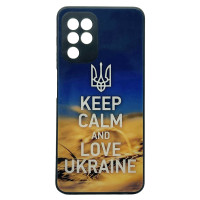 Чохол накладка Art Case Glass Samsung A22 / M32 / M22 Keep Calm