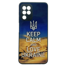 Чехол накладка Art Case Glass Samsung A22 / M32 / M22 Keep Calm